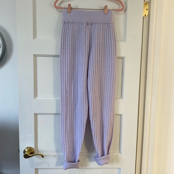 Free People Joggers FP Lilac Around the Clock Lounge Pants - Picture 7 of 12